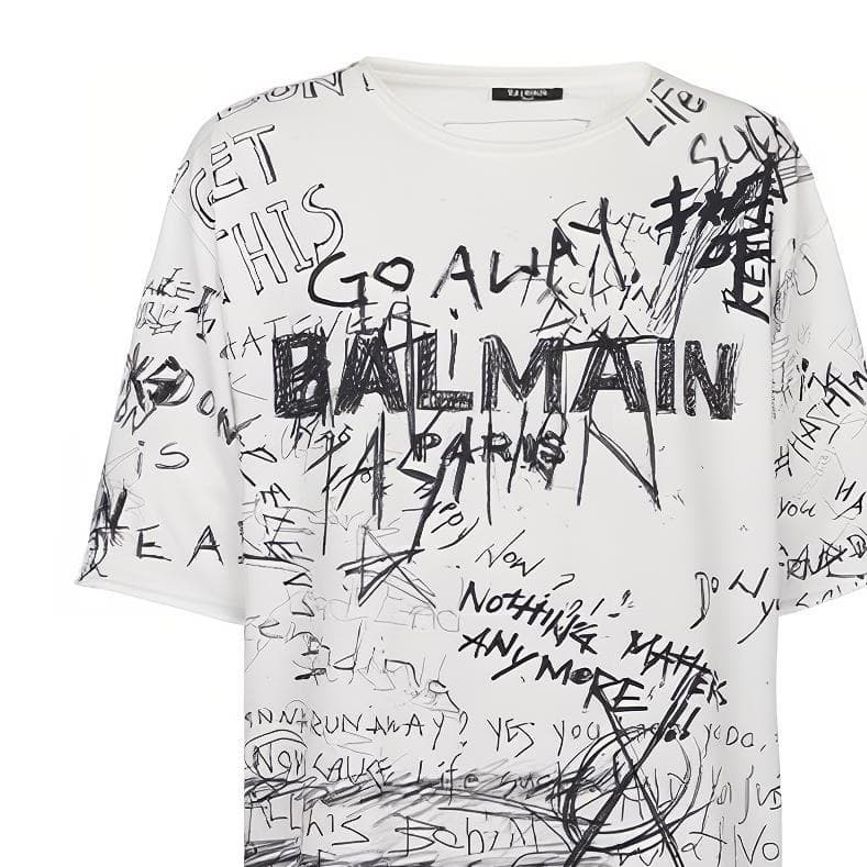 Футболка BALMAIN FW22 LogoT — фото 5