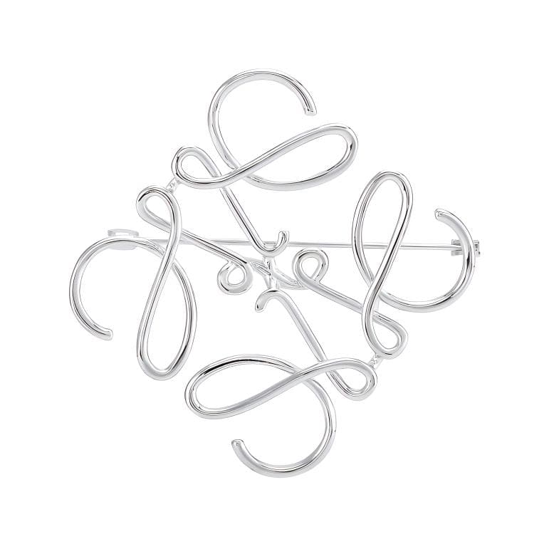 Брошь LOEWE Anagram Brooch Silver - изображение 2