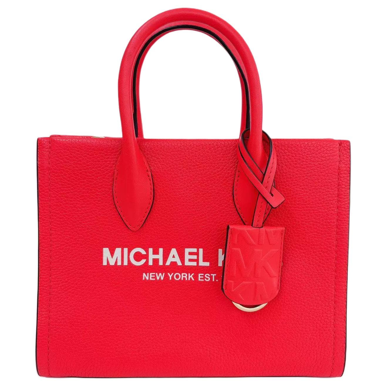 Сумка MICHAEL KORS Mirella Коровья кожа Сумка-тоут Сумка для покупок Маленькая сумка Женская Красная - изображение 1