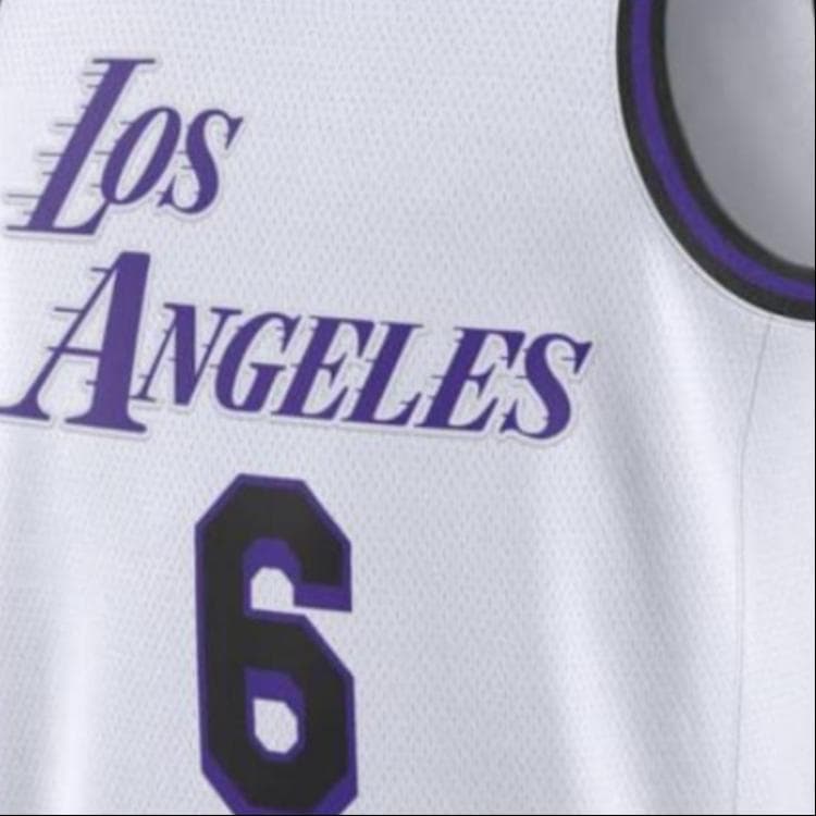 Баскетбольная майка Nike NBA City Edition Jersey 2022-23 Lakers LeBron James 6 White - изображение 4
