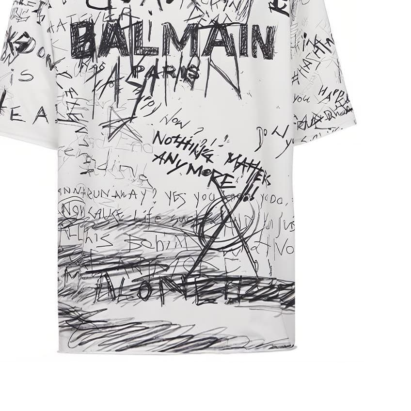 Футболка BALMAIN FW22 LogoT — фото 6
