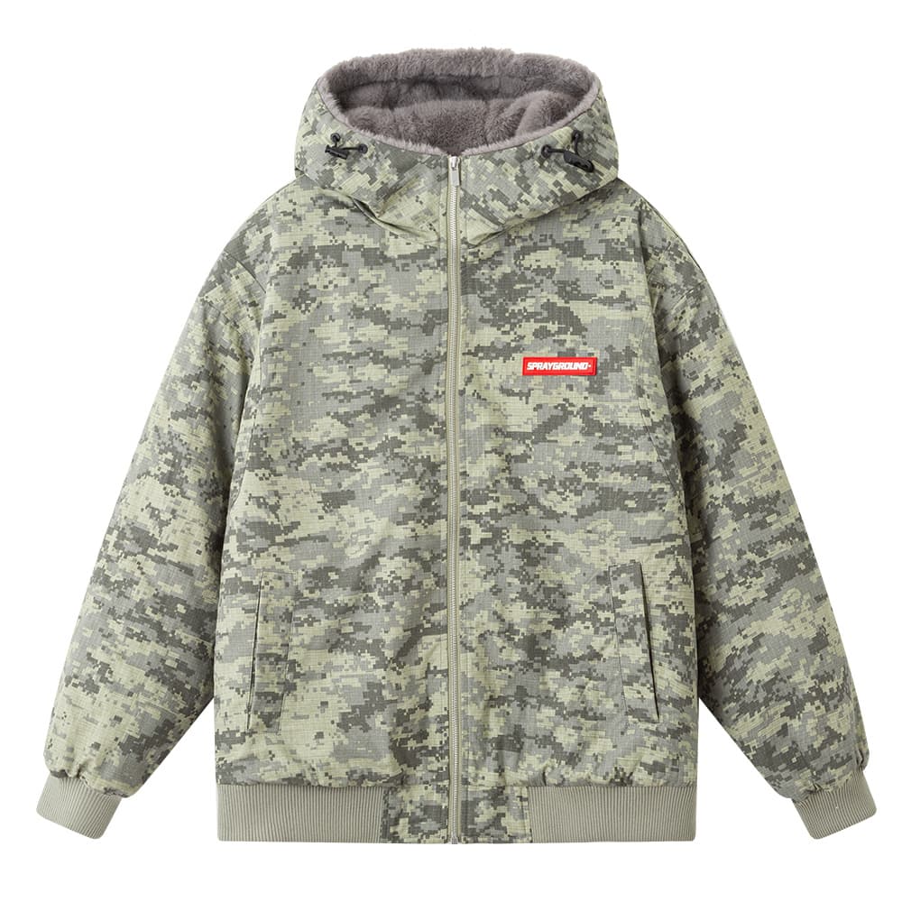 Куртка SPRAYGROUND Куртки Пальто Мужской Армейский зеленый - изображение 2