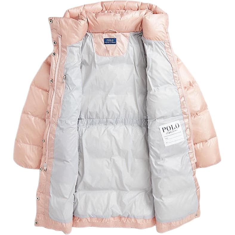 Пуховик Polo Ralph Lauren FW24 Светло-розовый Детский - изображение 2