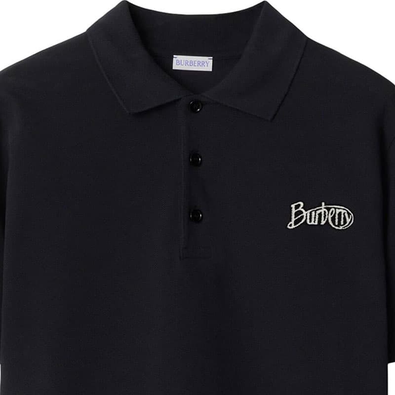 Поло Burberry SS24 Поло Мужское Угольный - изображение 4