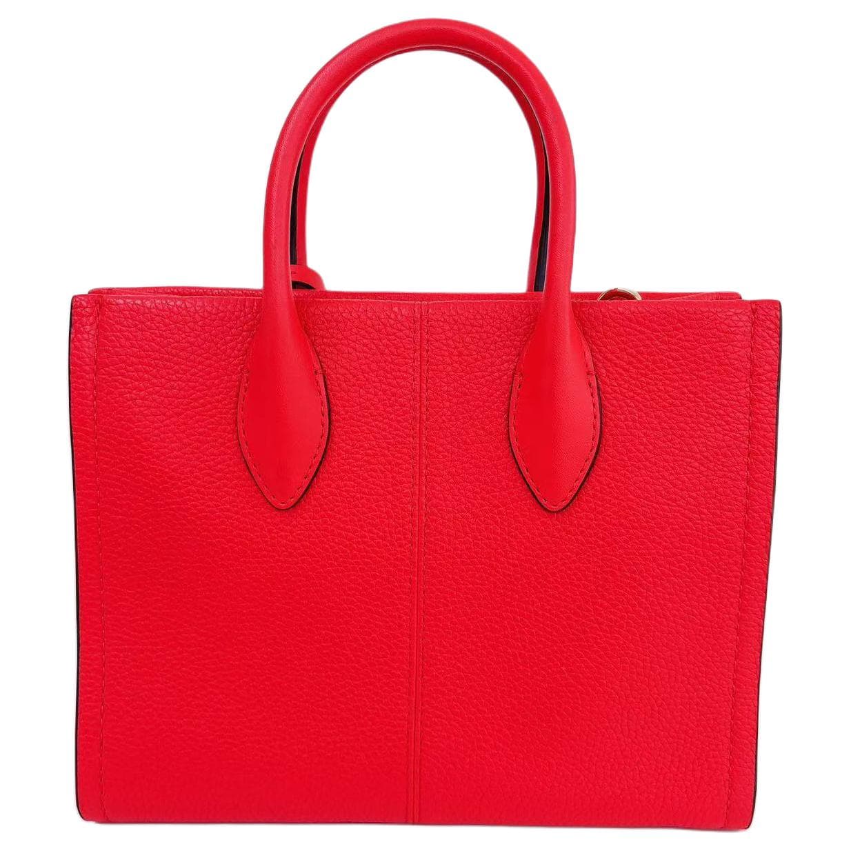 Сумка MICHAEL KORS Mirella Коровья кожа Сумка-тоут Сумка для покупок Маленькая сумка Женская Красная - изображение 3