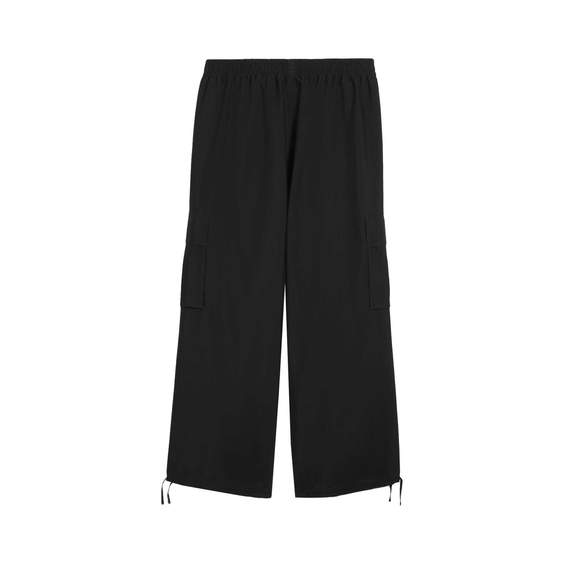 Штаны PUMA Black Unisex Cargo Pants PUMA Черные Унисекс Карго Брюки - изображение 2