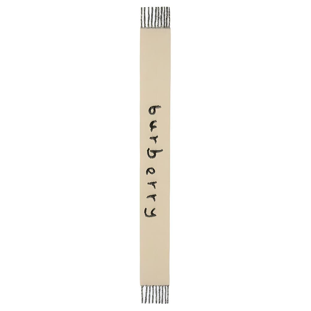 Шарф Burberry Шерсть Альпака Полиамид Knit Scarves Unisex Белый - изображение 1