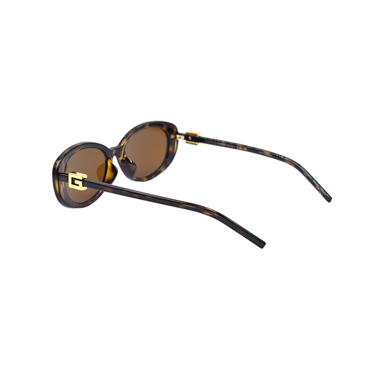 Солнцезащитные очки Gucci G OVAL SUNGLASSES Женские Черепаховая Оболочка Без Ромб - изображение 3