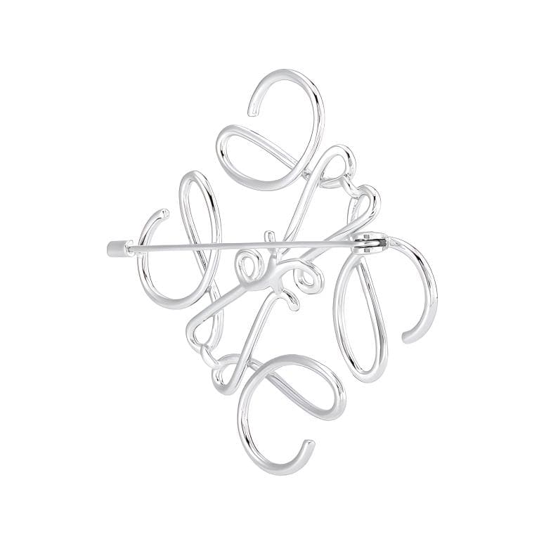 Брошь LOEWE Anagram Brooch Silver - изображение 3