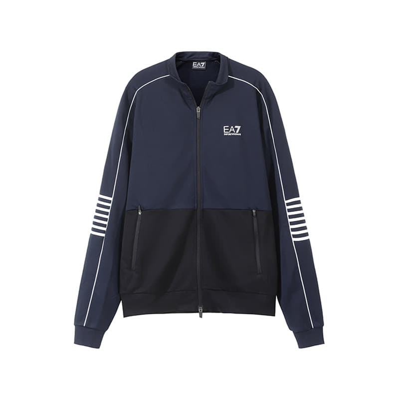 Спортивный костюм EMPORIO ARMANI EA7 Повседневная Спортивная Одежда Мужская Темно-Синий и Черный - изображение 2