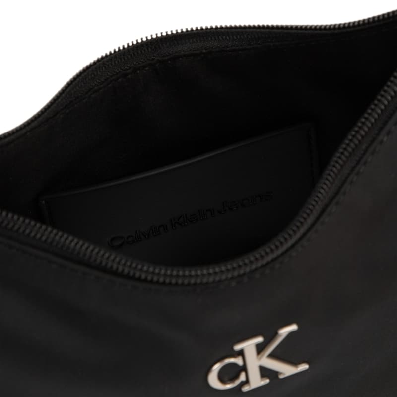Мини-сумка calvin klein Ткань Сумки через плечо Средний Женские Космический черный - изображение 3