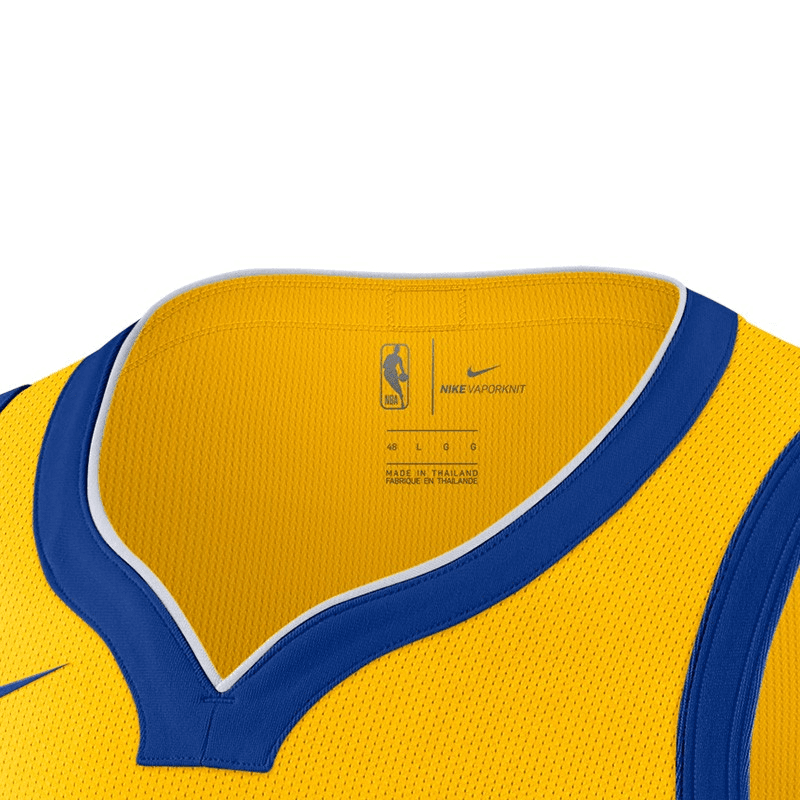Баскетбольная майка Nike NBA Jersey Golden State Warriors Curry Yellow - изображение 4
