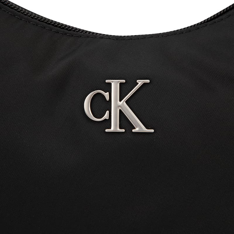 Мини-сумка calvin klein Ткань Сумки через плечо Средний Женские Космический черный - изображение 4