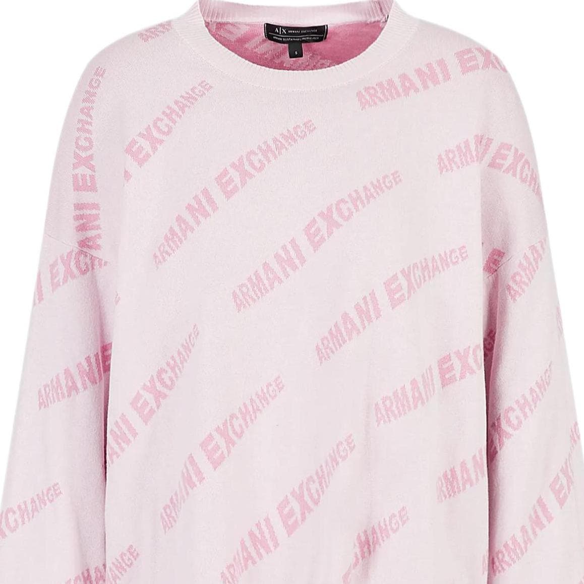 Кофта ARMANI EXCHANGE Розовые Женские Свитшоты - изображение 2