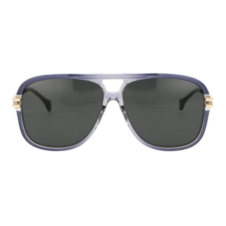 Солнцезащитные очки GUCCI Aviator Sunglasses Gray - изображение 3