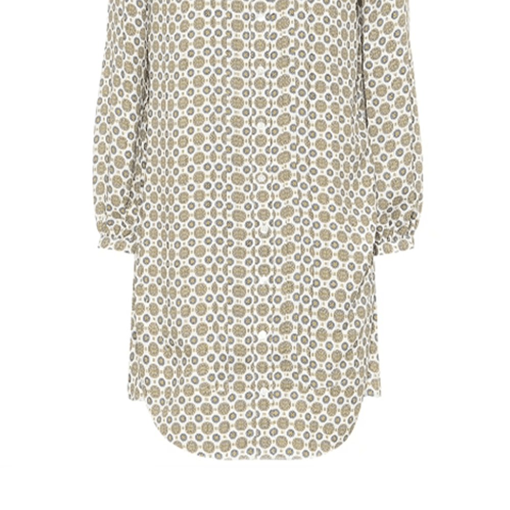 Платье Tory Burch SS23 Длинное платье с длинными рукавами женское серое - изображение 3
