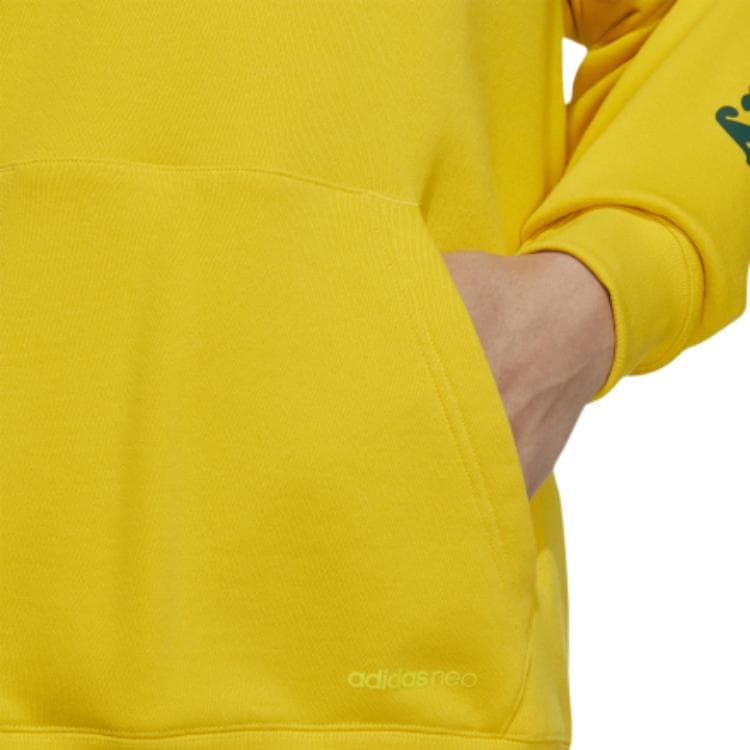Худи adidas Neo x SMILEY Hoodie Yellow - изображение 2