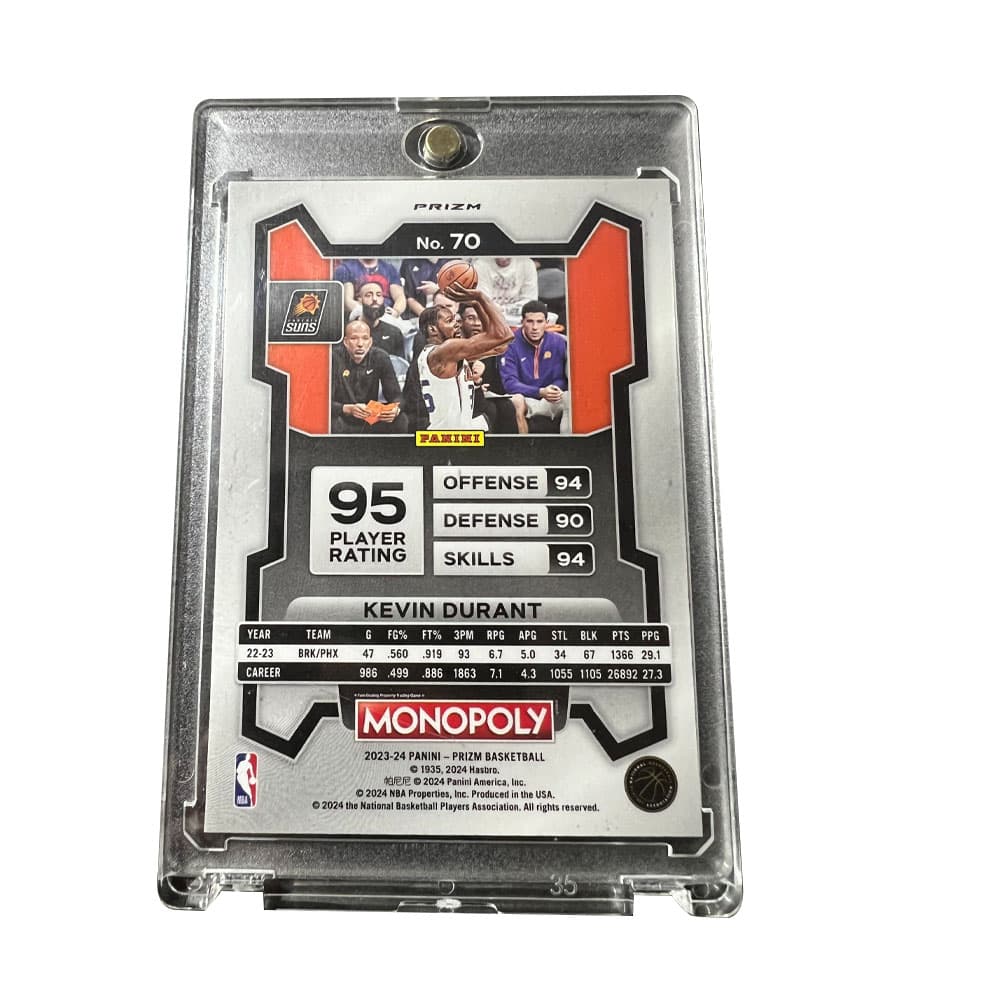 Коллекционные карточки PANINI SUNS Кевин Дюрант Цвет KD High END. Фиолетовая голографическая карта коллекция Tycoon карта игрока редкая карта - изображение 2