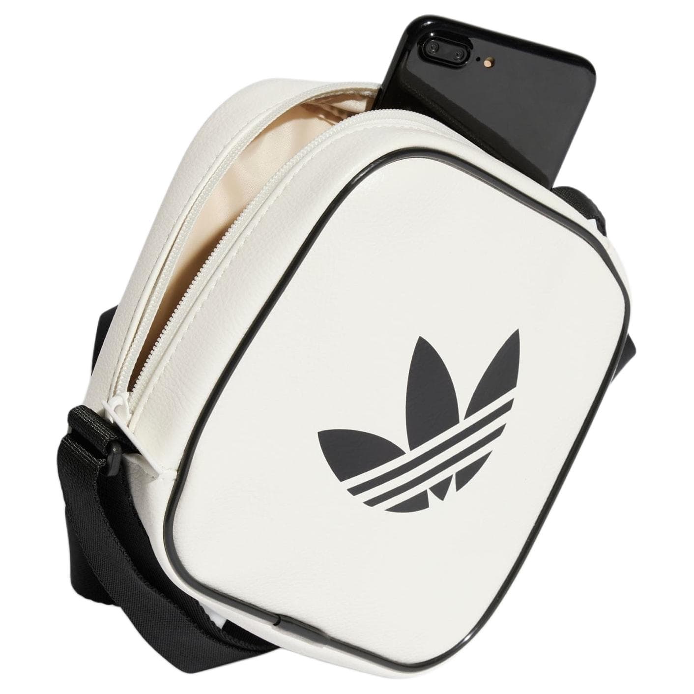 Сумка через плечо Adidas Originals Полиуретан Сумка через плечо Мини Унисекс Белый - изображение 3