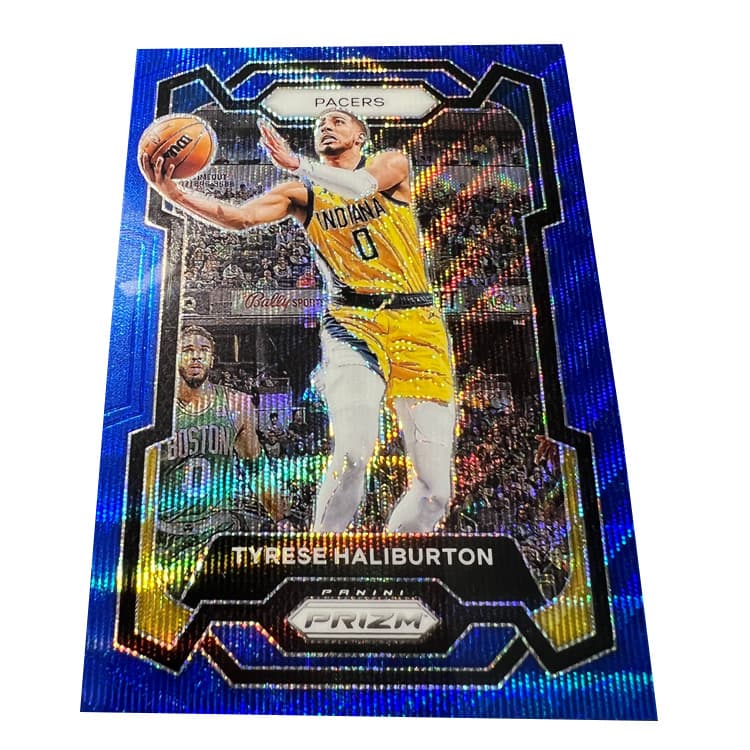 Коллекционные карточки PANINI Indiana Pacers Tyrese Haliburton High-end Blue Refractor Card Trading Card Rare Sports Card Single - изображение 1