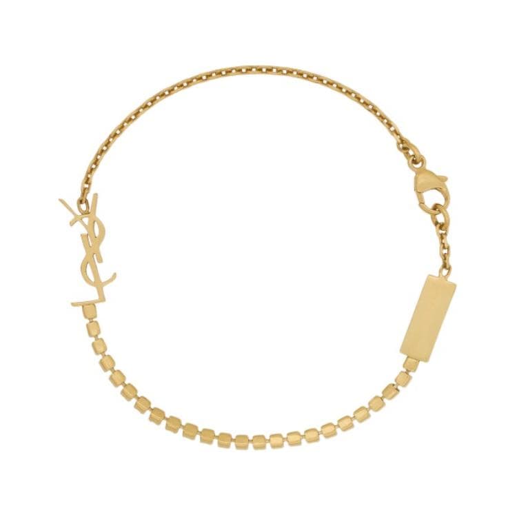 Браслет Saint Laurent Letter Logo Bracelet Gold - изображение 4