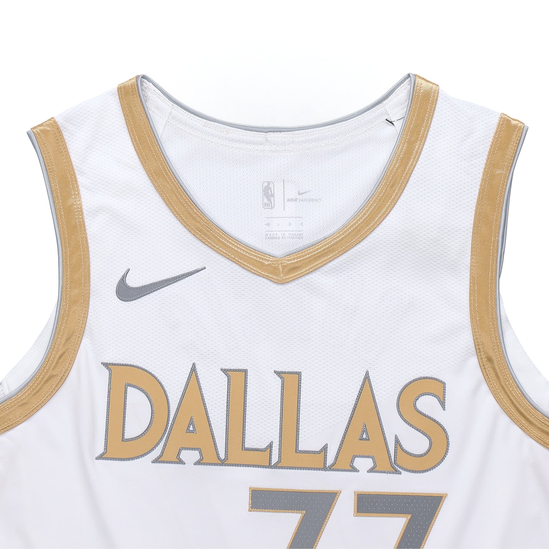 Баскетбольная майка Nike NBA Luka Doncic 77 Jersey 20-21 Mavericks White - изображение 3