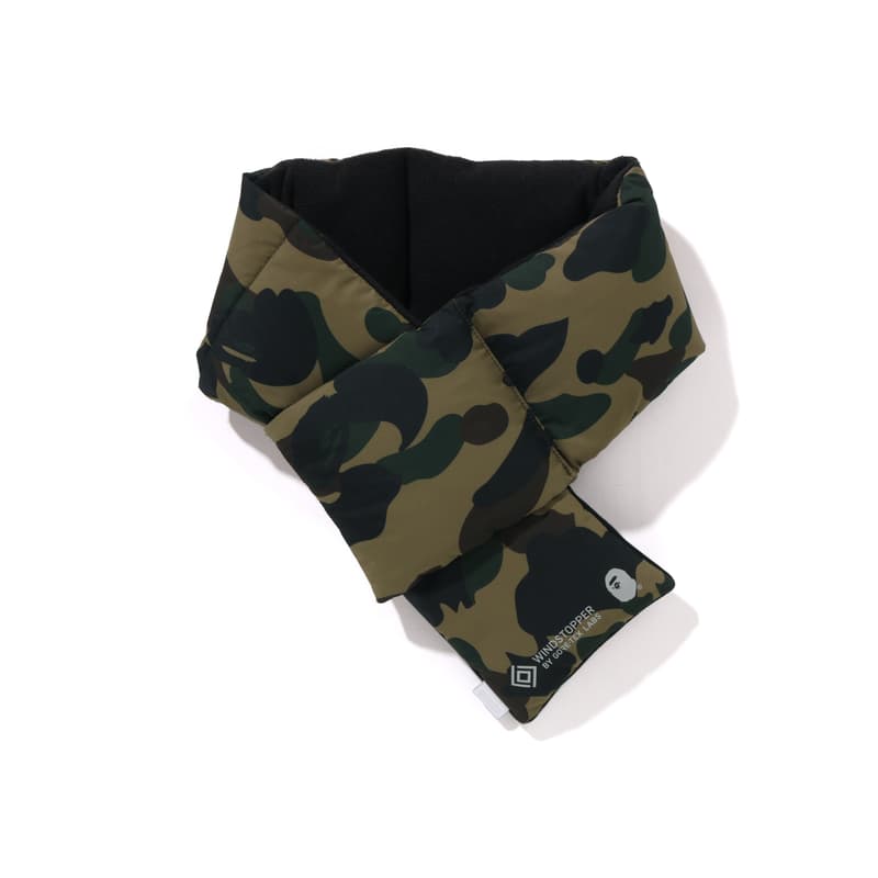 Шарф A BATHING APE Полиэстер Трикотаж Шарфы Унисекс Зеленый - изображение 1