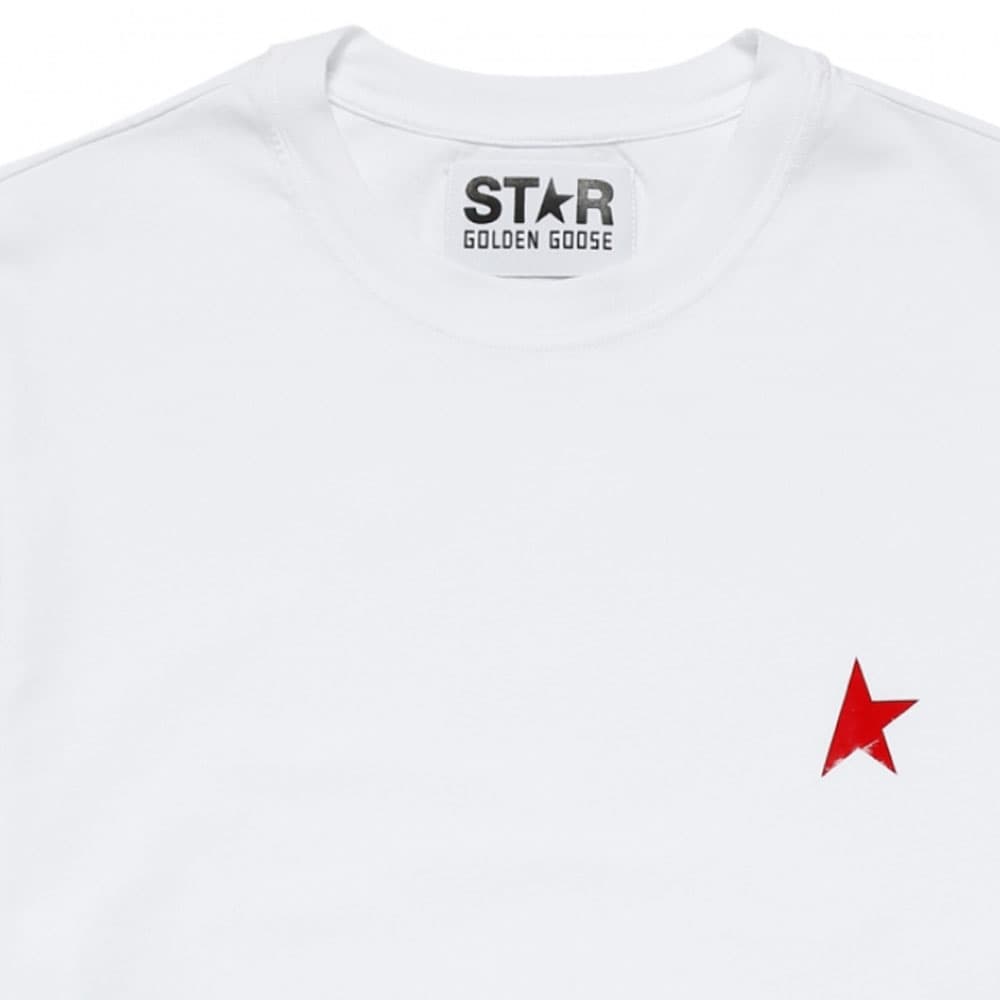 Футболка Golden Goose SS22 White T-Shirt - изображение 3
