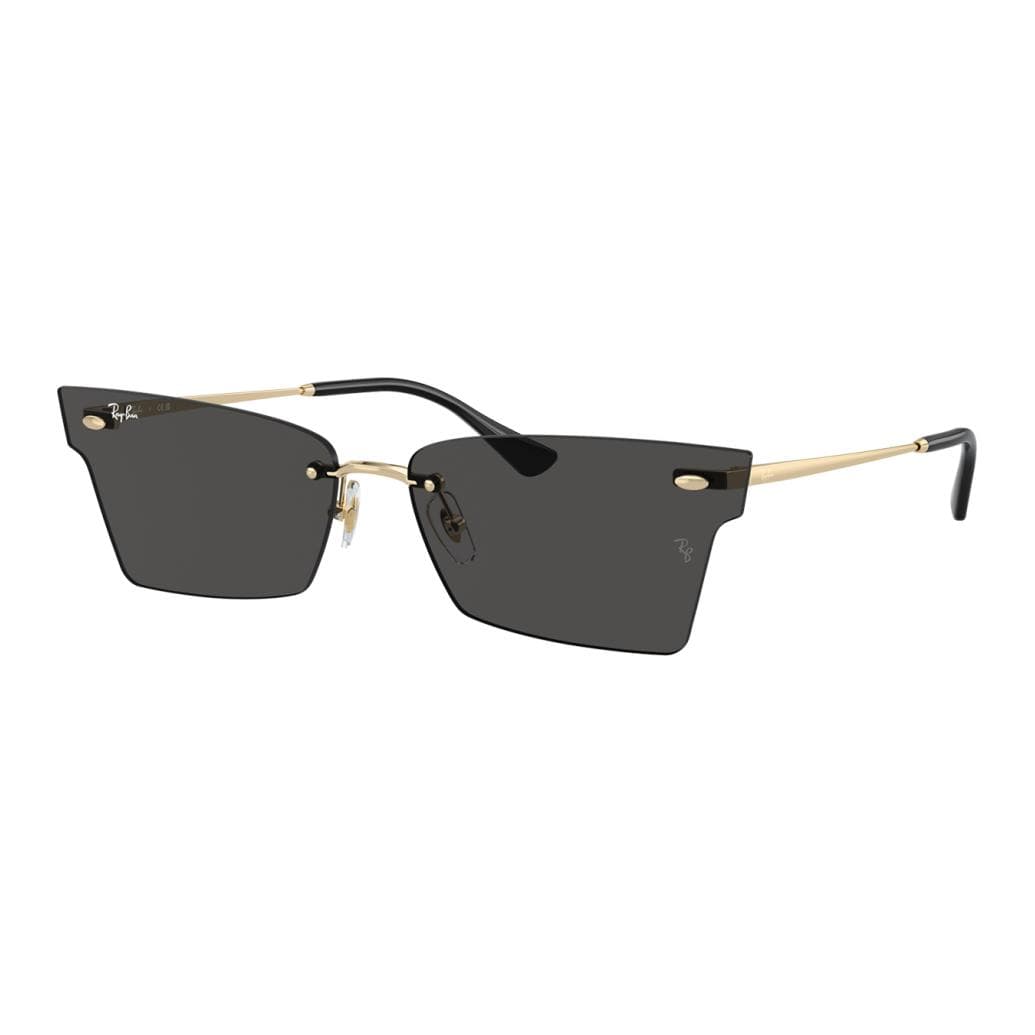 Солнцезащитные очки RayBan Оригинальный дизайн Металлические фигурные солнцезащитные очки Унисекс Золото - изображение 1