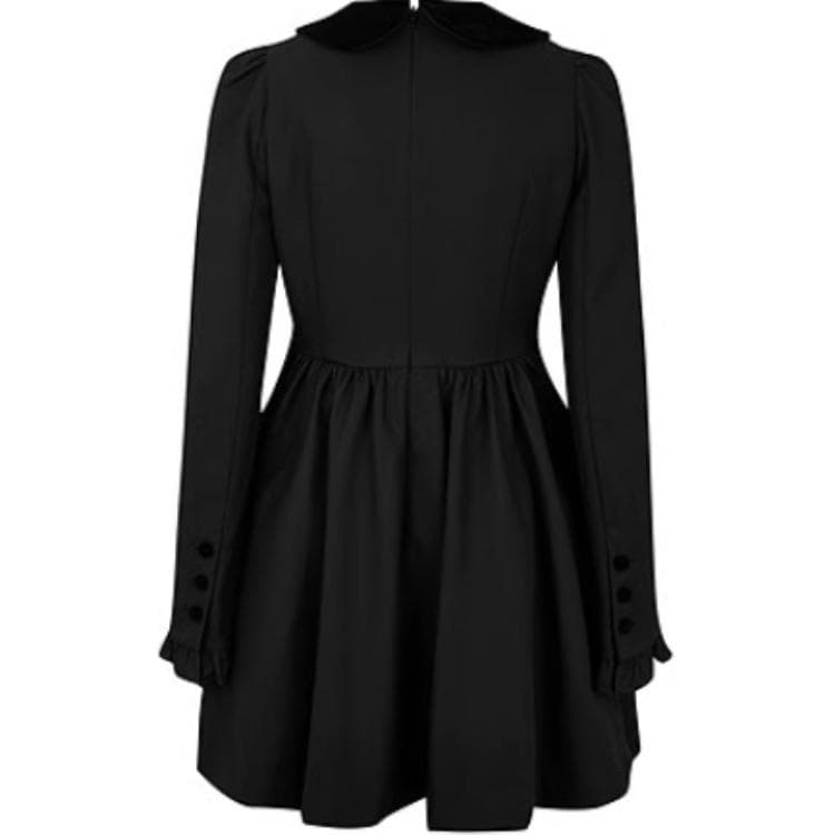 Платье JORYAweekend Длинный Sleeved Платье Женские Обсидиановый черный - изображение 2