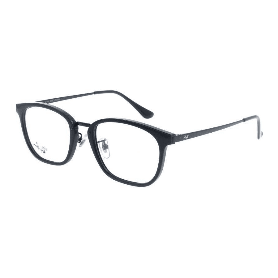 Оправа RayBan Оригинальный дизайн ацетатное волокно квадратные оправы для очков унисекс черный - изображение 1