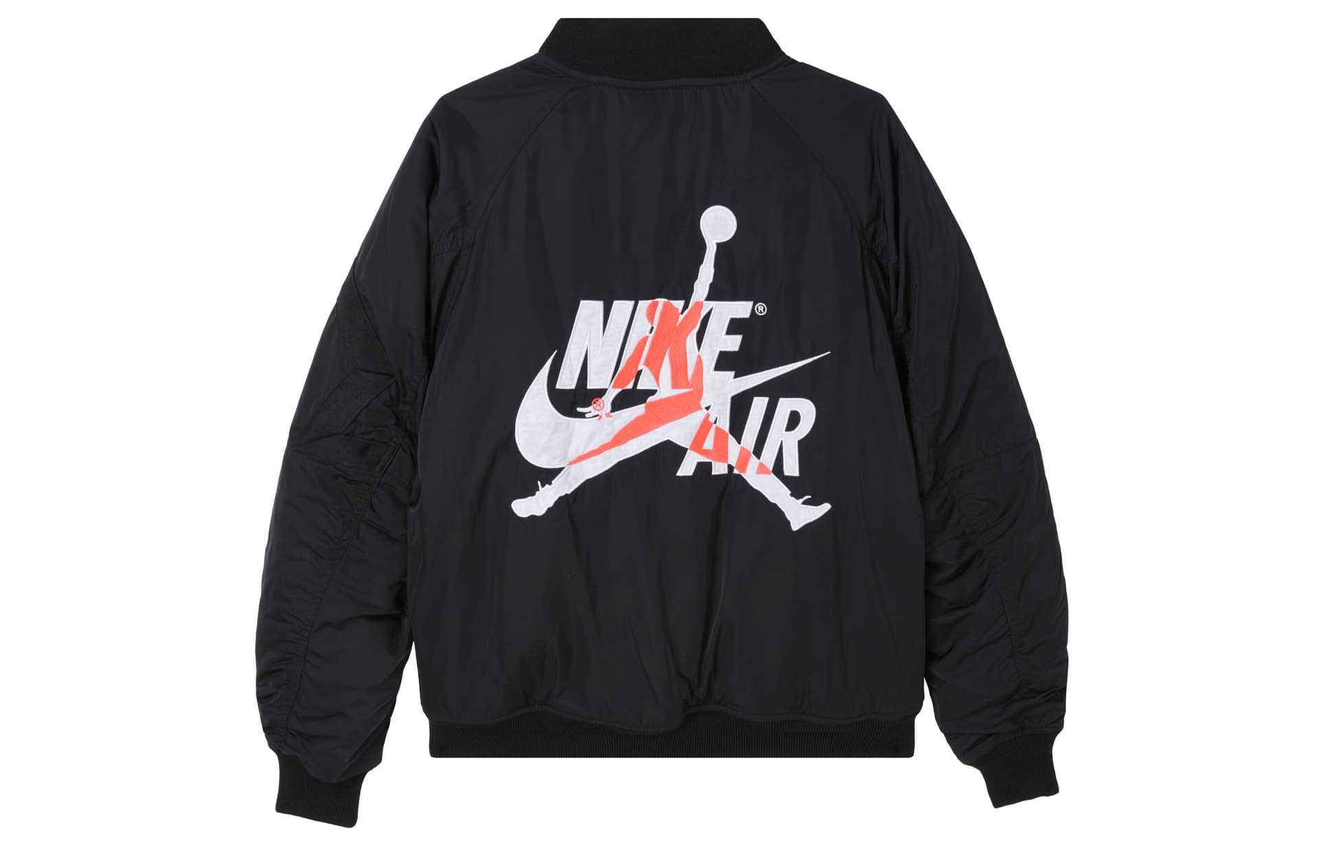 Зимняя куртка пуховик Jordan Wings MA-1 Black - изображение 2