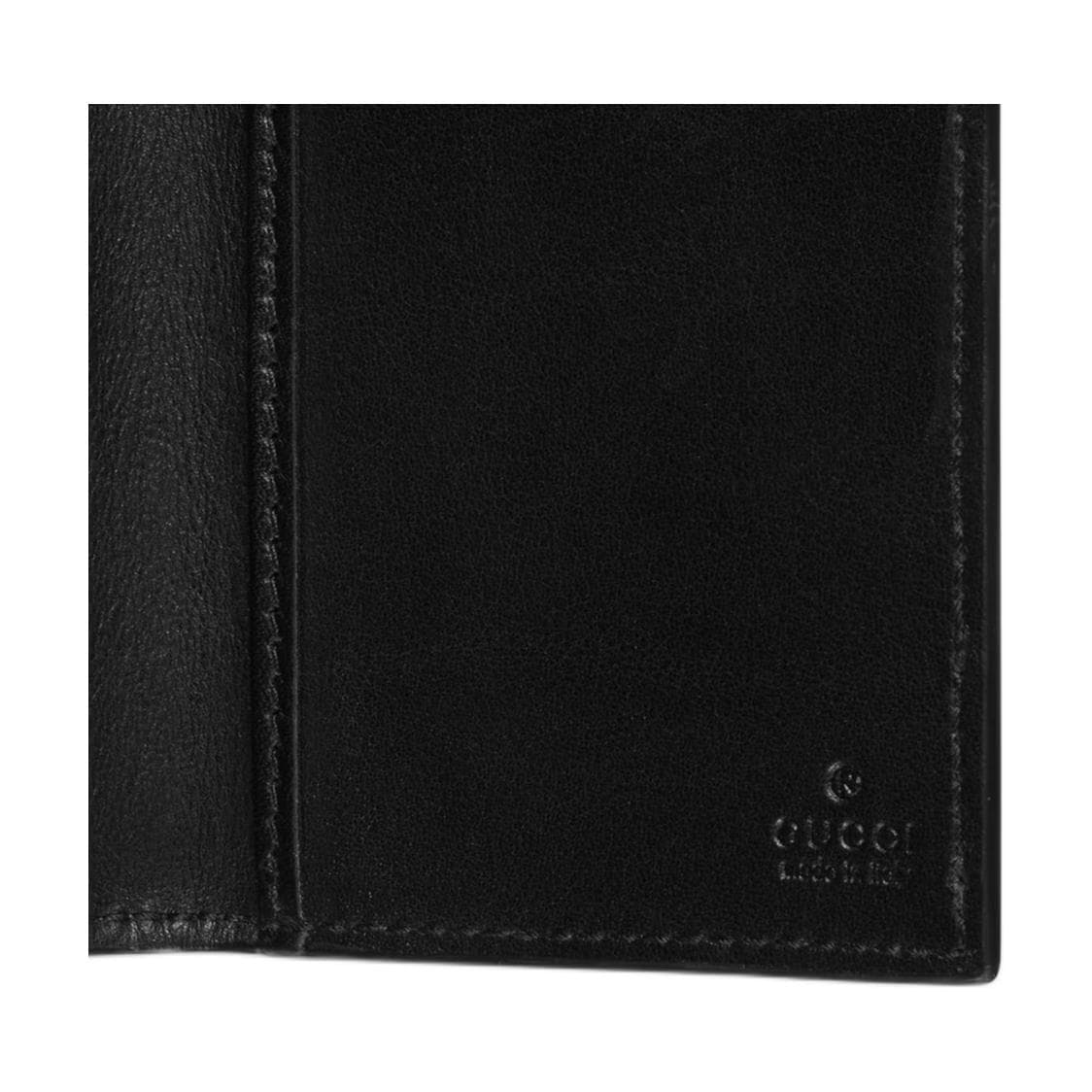 Картхолдер Gucci GG Emblem Покрытая ткань Визитницы Мужской Черный - изображение 5