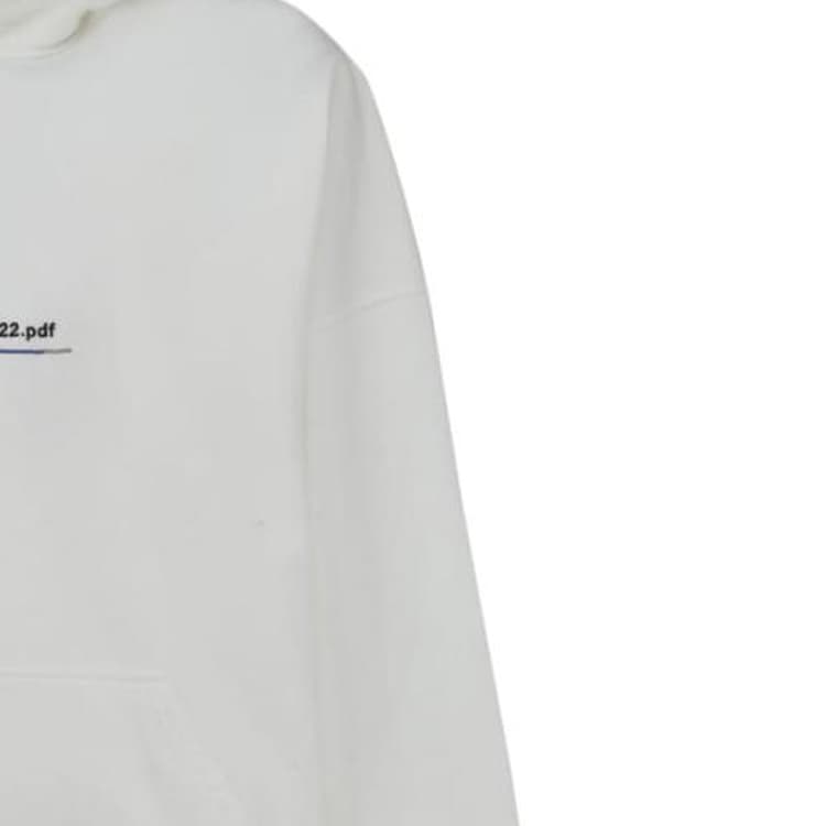 Кофта Balenciaga SS22 Logo Print Sweatshirt White - изображение 3