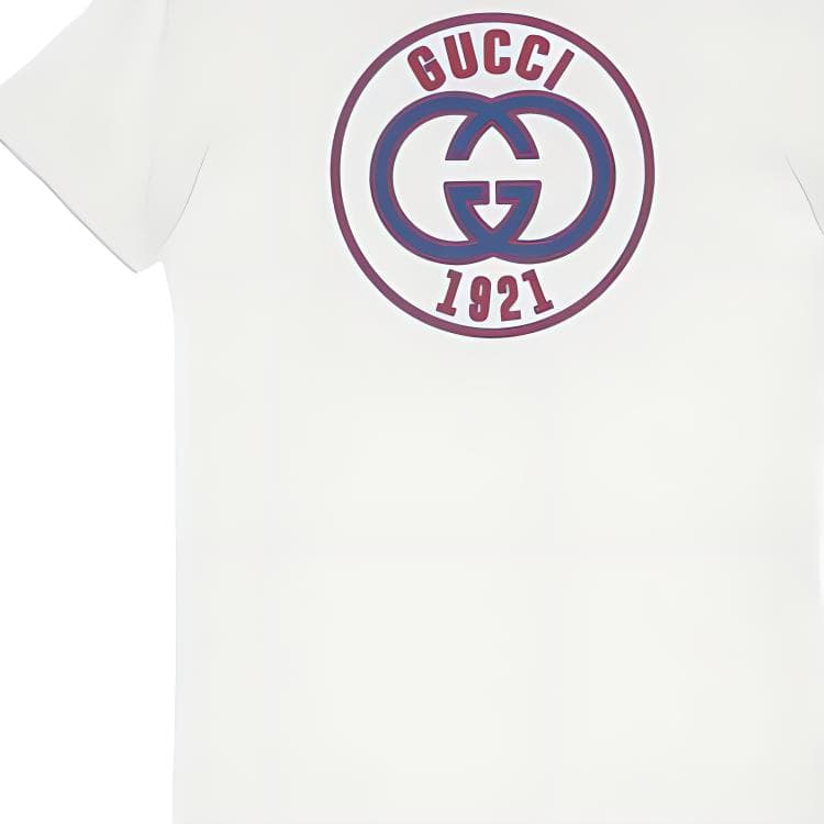Футболка Gucci Geometric Print T-Shirt Beige - изображение 5
