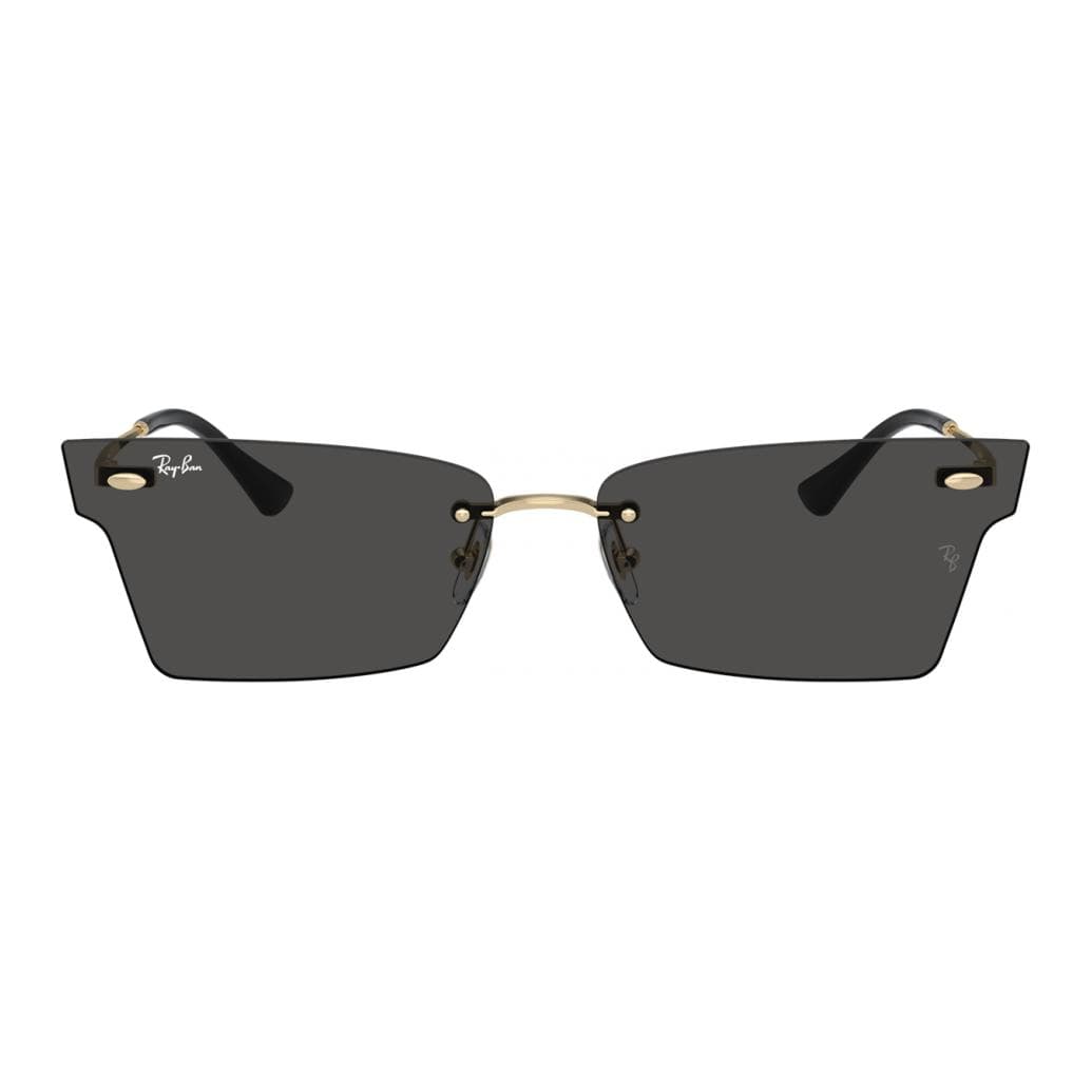 Солнцезащитные очки RayBan Оригинальный дизайн Металлические фигурные солнцезащитные очки Унисекс Золото - изображение 2