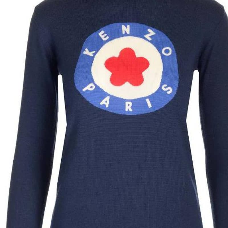 Кардиган KENZO Синие Женские Свитера - изображение 8