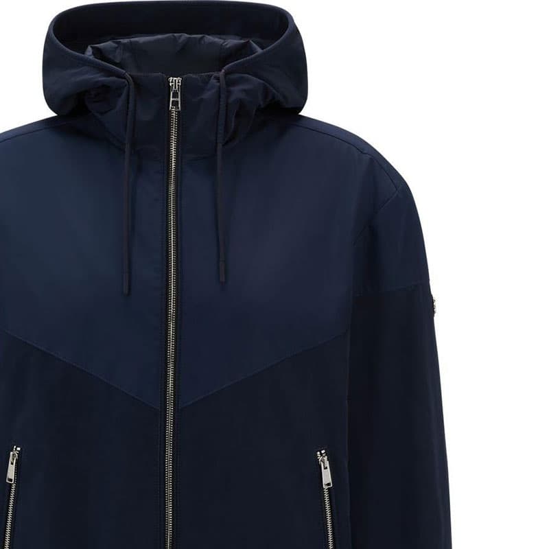 Куртка HUGO BOSS SS24 Куртки и Пальто Мужской Темно-Синий - изображение 2