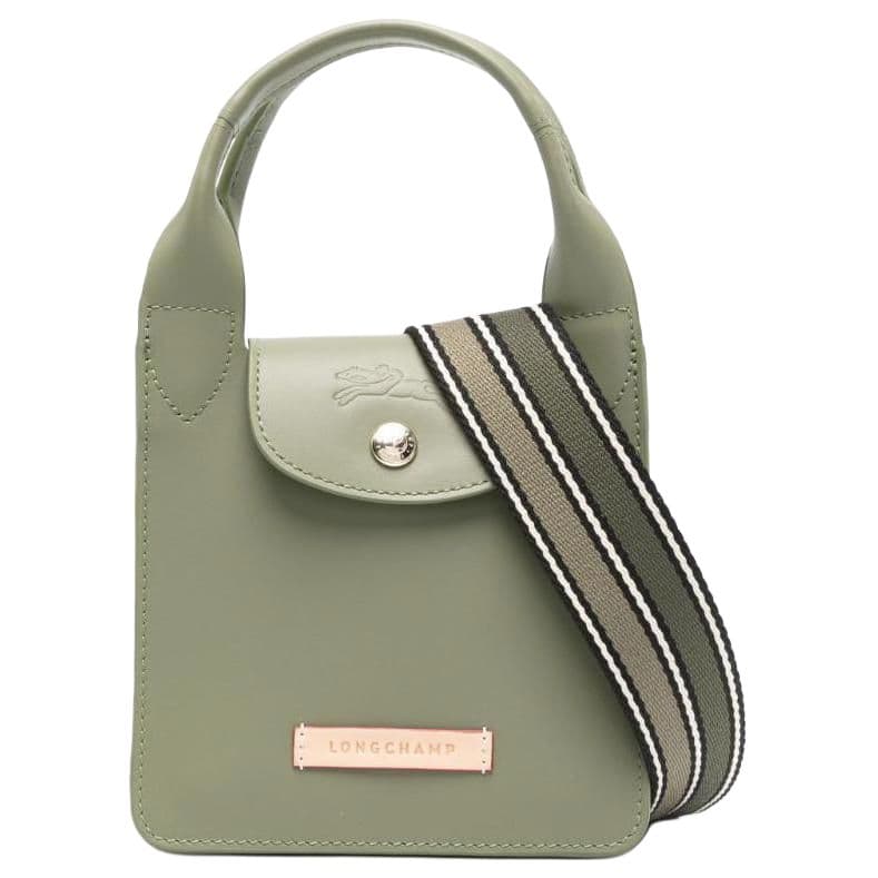 Сумка LONGCHAMP Le Pliage Xtra Телячья кожа Сумка на одно плечо Мини Женский Ферн Зеленый - изображение 5