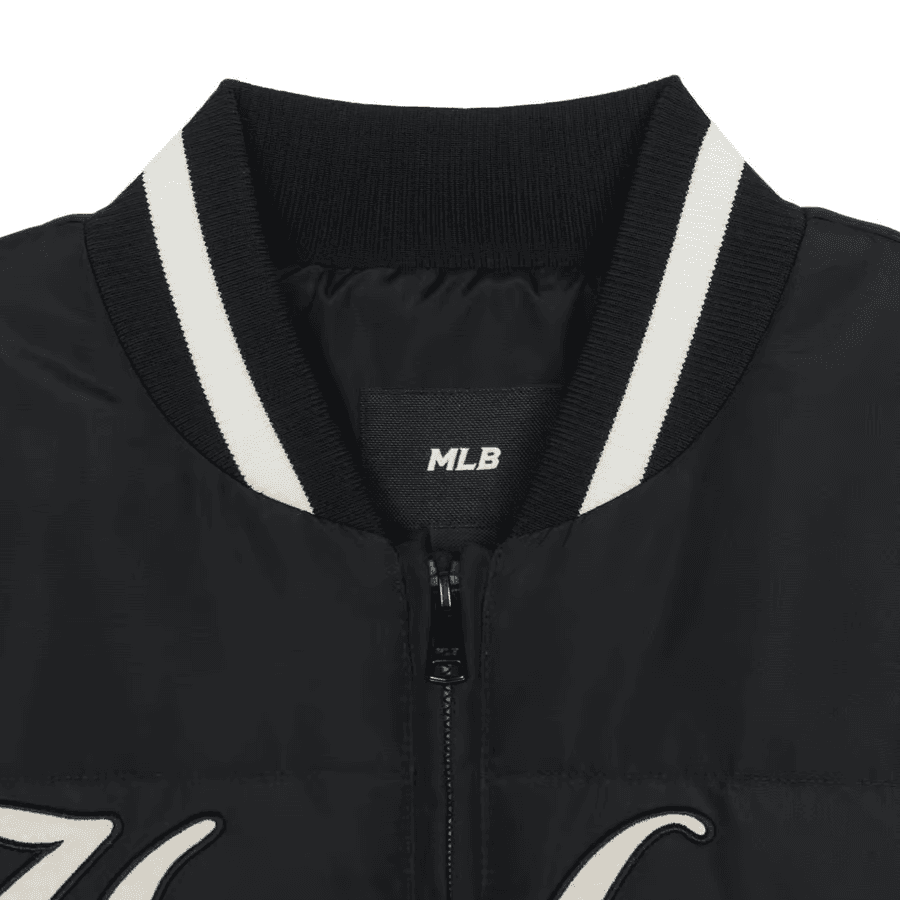 Бомбер MLB Varsity Front Cursive Rib Mid Short Down Jkt - изображение 3