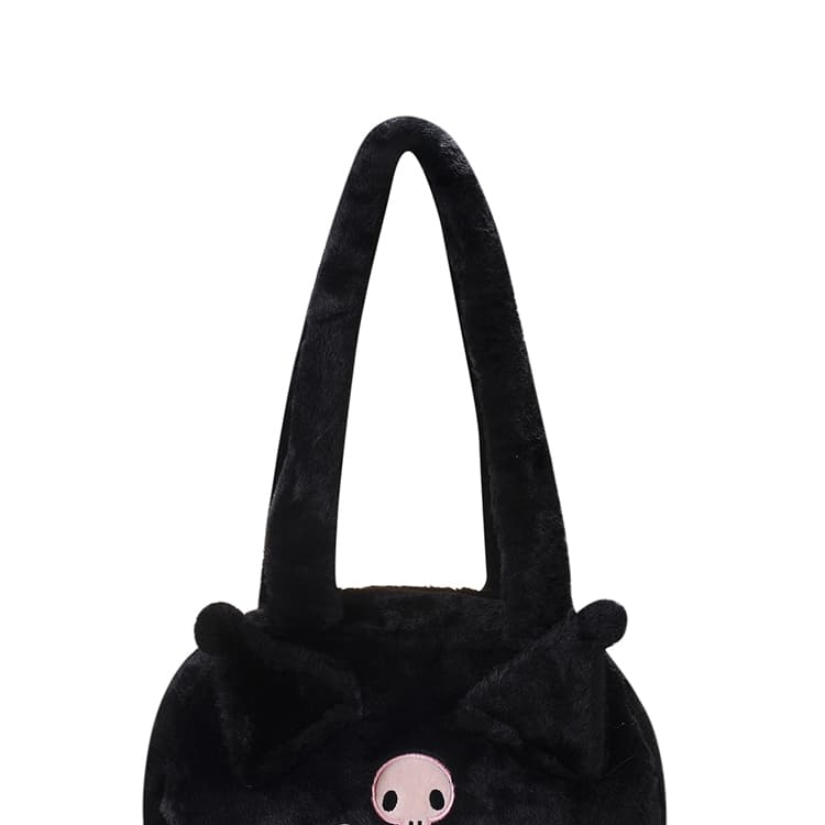 Мини-сумка Sanrio Kurumi Полиэстеровая Сумка через плечо Стандартная Женская Черная - изображение 2