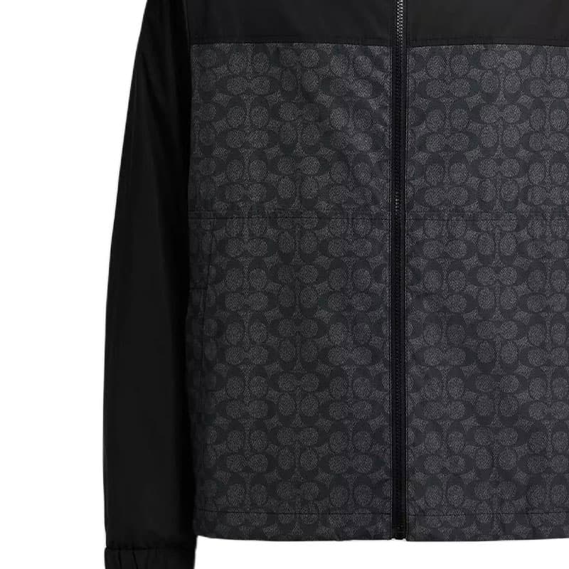 Куртка COACH Signature Full Zip Windbreaker In Recycled Polyester — фото 6