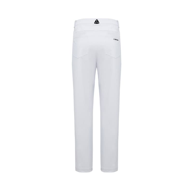 Спортивная одежда LI NING 1990 Golf Collection Спортивные брюки Мужской Стандартный белый - изображение 2