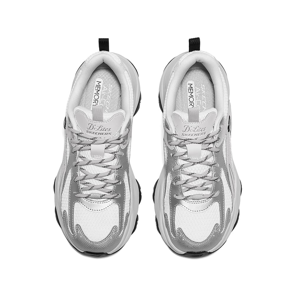 Кроссовки Skechers D'LITES 5,0 Амортизация устойчивость к истиранию поддержка легкий низ кроссовки с толстой подошвой женские - изображение 3