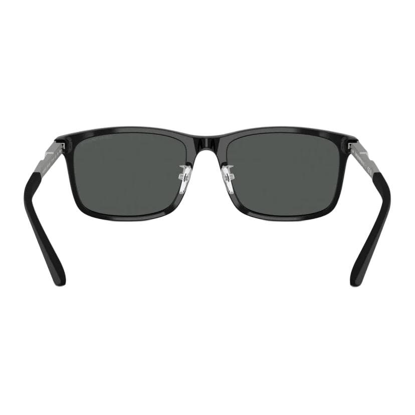 Солнцезащитные очки EMPORIO ARMANI Квадратные Солнцезащитные Очки Мужские Глянцевые Черные - изображение 6