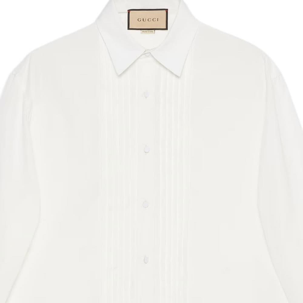 Рубашка GUCCI Cotton Poplin Evening Shirt - изображение 5