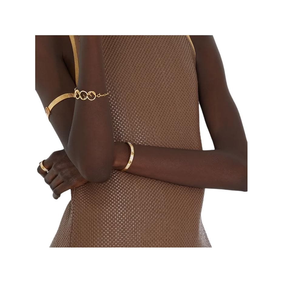 Браслет Fendi F is Fendi Bracelet Gold - изображение 5