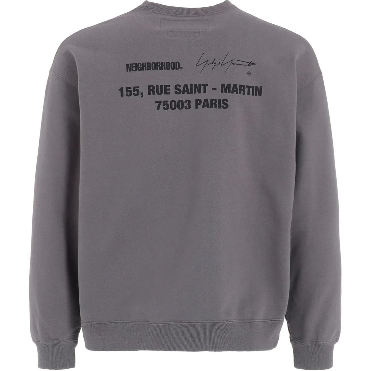 Худи Yohji Yamamoto x NEIGHBORHOOD POUR HOMME FW24 Худи-ханьфу Мужской Серый - изображение 2