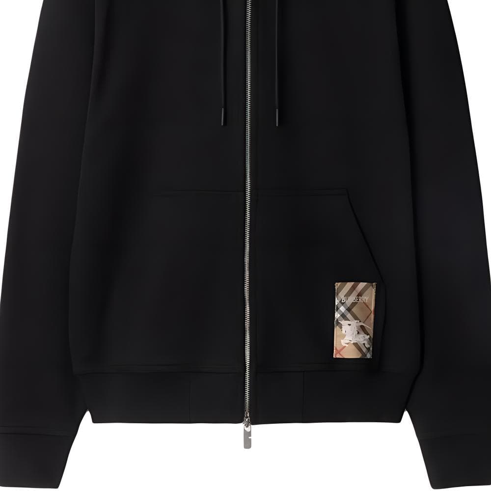 Худи Burberry FW24 Худи-ханьфу платье Мужское Черное - изображение 5