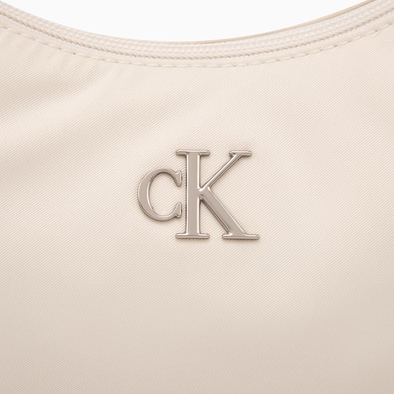 Мини-сумка calvin klein Ткань Сумка на плечо Средний Женские Сливочный - изображение 6